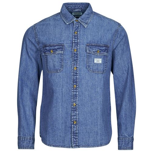 Camicia a maniche lunghe Uomo Guess REGULAR LS DENIM SHIRT Blu, elegante e versatile, perfetta per ogni occasione. Realizzata in denim di alta qualità, offre comfort e stile. Ideale per un look casual-chic, si abbina facilmente a pantaloni o jeans. Scopri la tendenza della moda maschile con questa camicia Guess.