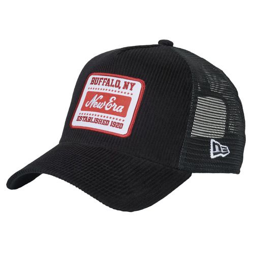 Cappellino Uomo New Era Cord Patch Trucker Nero - stile e comfort in un accessorio trendy. Perfetto per ogni occasione, questo cappellino di alta qualità è ideale per completare il tuo outfit. Scopri il design moderno e la versatilità del New Era Cord Patch Trucker per un look alla moda.