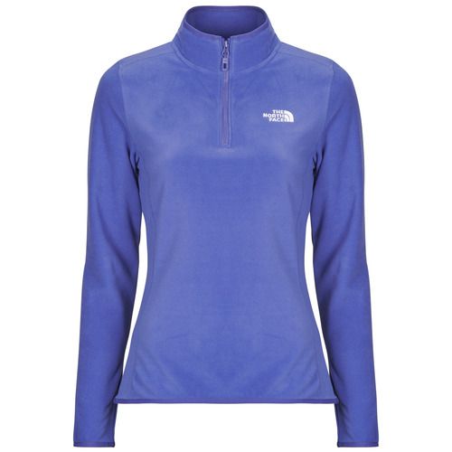 Felpa Donna The North Face 100 Glacier 1/4 Zip Blu. Felpa leggera e versatile ideale per attività outdoor, realizzata con materiale termico e traspirante. Design elegante con zip parziale, perfetta per abbigliamento sportivo e tempo libero. Disponibile in blu, un must-have per ogni guardaroba.