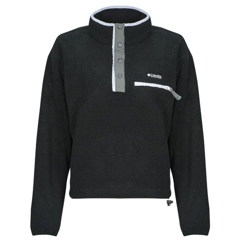 Felpa Columbia HELVETIA II CROPPED HALF SNAP FLEECE Donna, in morbido fleece, design cropped alla moda, con chiusura a bottoni e colletto elegante. Perfetta per un look casual e versatile, ideale per le tue avventure all'aria aperta o per un outfit quotidiano. Disponibile in diverse taglie, questa felpa combina comfort e stile, rendendola un must-have per l'armadio femminile.