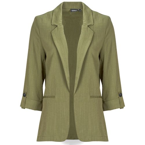 Giacca donna Only ONLMARSA Kaki, elegante e alla moda, perfetta per outfit casual e formali. Realizzata in materiale di alta qualità, offre comfort e stile. Scopri il must-have della stagione per un look sofisticato e versatile.