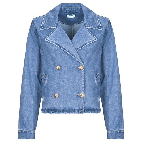 Giacca in jeans donna JDY TRINA Blu, dal design moderno e versatile, perfetta per ogni occasione. Realizzata in denim di alta qualità, ideale da abbinare a qualsiasi outfit per un look casual e alla moda. Scopri la comodità e lo stile del modello TRINA, un must-have nel tuo guardaroba.
