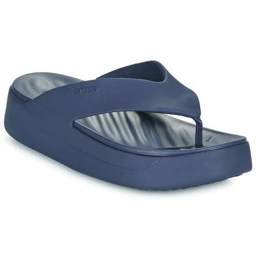 Infradito Crocs Getaway Platform Flip Marine per donna, comode e eleganti, ideali per l'estate. La loro suola piatta offre comfort e stile, perfette per ogni occasione. Scopri il design unico e la versatilità di queste infradito, disponibili in un affascinante colore marine. Acquista ora per un look trendy e casual!