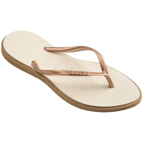 Infradito Havaianas SLIM POINT Beige per donna, eleganti e comode, perfette per l'estate. Design raffinato e versatilità per ogni outfit. Scarpe estive ideali per il mare e il tempo libero. Acquista ora le tue nuove infradito Havaianas!