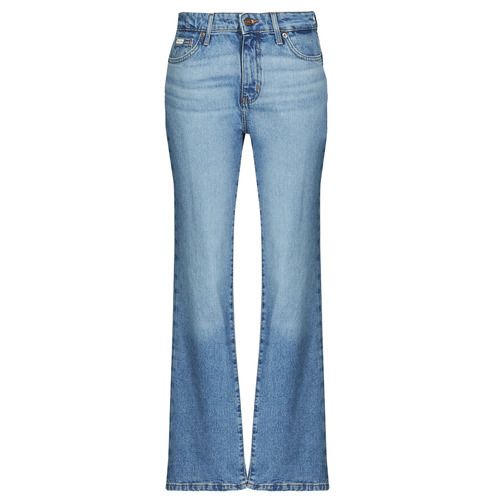 Jeans Donna Guess G08 MID RISE STRAIGHT Blu - Modello alla moda con vita media, vestibilità dritta e stile casual, ideale per look quotidiani e abbinamenti versatili. Perfetti per ogni occasione, questi jeans sono un must-have nel tuo guardaroba. Scopri comfort e eleganza con Guess!
