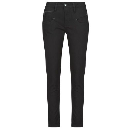 Jeans Slim Donna Freeman T.Porter ALEXA HIGH WAIST CROPPED S-SDM Nero, design elegante e moderno, taglio cropped per un look alla moda, ideale per outfit casual e sofisticati. Perfetti da abbinare a t-shirt, camicie o top. Acquista ora per elevare il tuo stile!