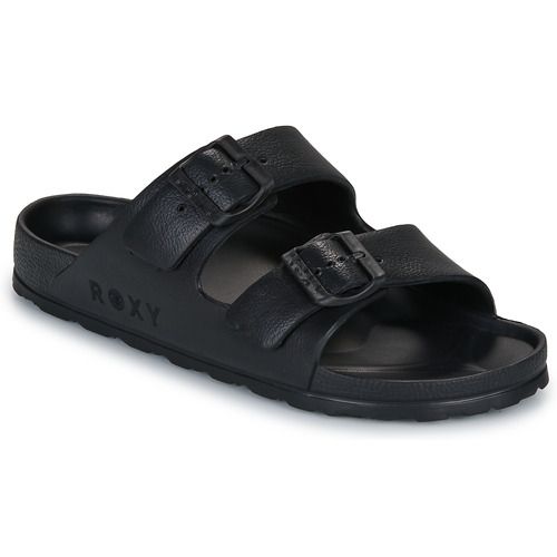 Ciabatta Donna Roxy KATTIE in colore Nero, elegante e comoda, ideale per il relax estivo. Perfetta per ogni occasione, dalla spiaggia alla casa. Design moderno e versatile, disponibile in varie misure. Acquista ora per un look alla moda e un comfort senza pari!