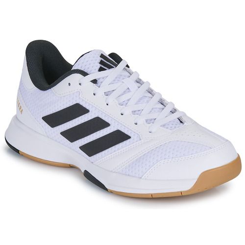 Scarpe da sport Adidas Ligra 8 M Bianco per donna, design elegante e moderno, ideali per performance elevate in palestra e attività sportive. Comfort e stile uniti in un'unica calzatura.