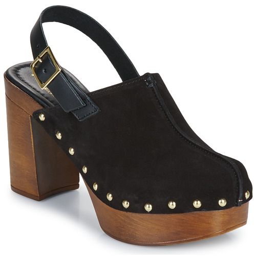 Zoccoli Donna Fericelli MACATA Nero - Eleganti e comodi zoccoli neri ideali per il tempo libero e l'uso quotidiano. Realizzati con materiali di alta qualità per garantire durabilità e comfort. Perfetti per un look alla moda e versatile, adatti a ogni stagione. Disponibili in diverse taglie per soddisfare ogni esigenza.