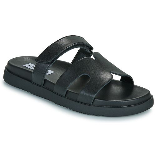 Ciabatta donna Steve Madden MISSILE in nero, comfort e stile impeccabile per ogni occasione. Design elegante con dettagli moderni, perfetta per completare ogni outfit. Acquista ora per aggiungere un tocco di classe al tuo guardaroba!