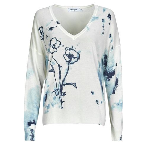 Maglione Donna Desigual HELSINKI Bianco, elegante e alla moda, realizzato in morbida maglia, perfetto per outfit casual e chic. Ideale per la stagione invernale, questo maglione bianco aggiunge un tocco di stile al tuo guardaroba. Scopri il comfort e la qualità del brand Desigual, perfetto per ogni occasione.
