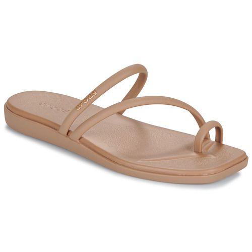 Ciabatta Donna Crocs Miami Toe Loop Sandal Beige, elegante e comoda, perfetta per l'estate. Design moderno con cinturino a loop per una vestibilità sicura. Ideale per le uscite casual, spiaggia o relax. Acquista ora per un look alla moda e comfort quotidiano.