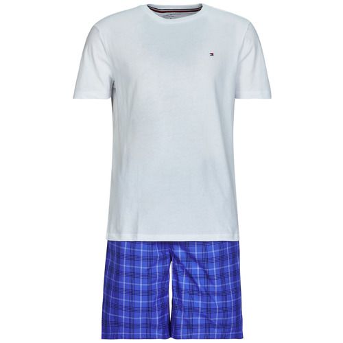 Tommy Hilfiger       SS WOVEN PJ SET PRINT  Blu Pigiami / camicie da notte Uomo