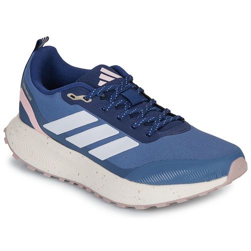 Scarpa da running donna adidas RUNFALCON 5 TR W Blu, caratterizzata da un design moderno e una tomaia traspirante. Ideale per corsa su diversi terreni, offre comfort e supporto durante l'attività fisica. Perfetta per le sportive che cercano stile e performance, questa scarpa è un must-have per ogni appassionata di running.