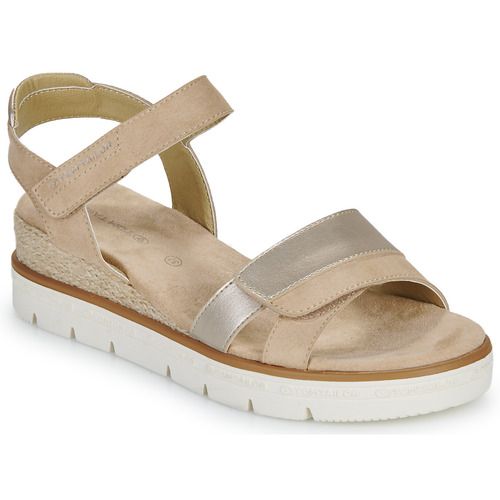 Sandali Donna Tom Tailor BETHANY in beige, eleganti e confortevoli, ideali per l'estate. Perfetti per abbinamenti casual e chic, garantiscono stile e comodità in ogni occasione. Acquista ora i tuoi sandali Tom Tailor BETHANY per un look alla moda.