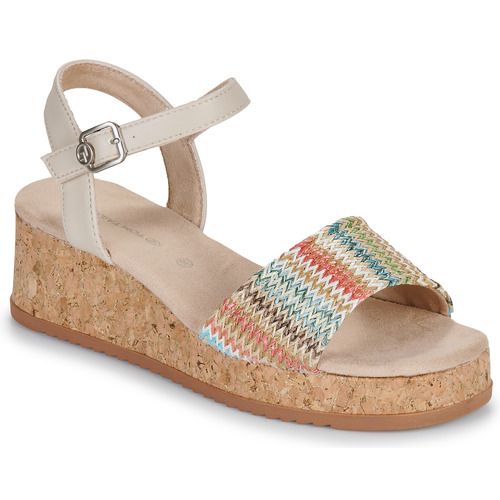 Sandali Donna Tom Tailor CHANELL in pelle nera con dettagli incrociati e tacco medio, eleganti e comodi, perfetti per ogni occasione. Ideali per l'estate, offrono stile e freschezza per il tuo guardaroba. Acquista ora e rinnova il tuo look!