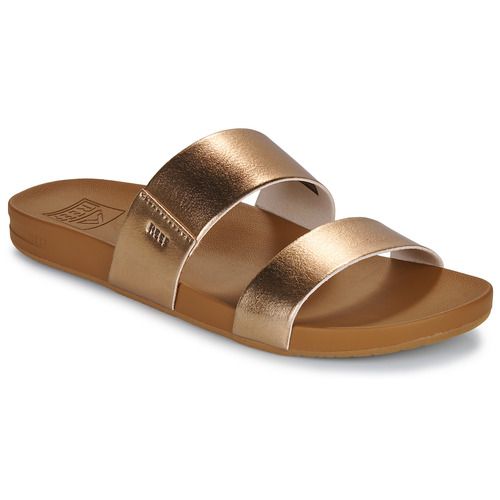 Sandali Donna Reef CUSHION VISTA in Oro: eleganti e confortevoli, perfetti per ogni occasione estiva. Scopri il design moderno e la suola ammortizzata che offre un comfort eccezionale. Ideali per passeggiate al mare o eventi casual. Disponibili ora per un look alla moda e di tendenza.