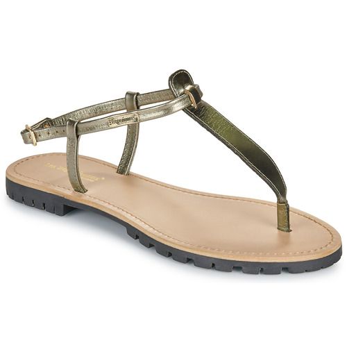 Sandali Donna Les Tropéziennes par M Belarbi HANIL Oro: eleganti sandali dorati con design alla moda, ideali per ogni occasione estiva. Scopri il comfort e lo stile di questi sandali per completare il tuo look. Disponibili online per acquistare il tuo paio perfetto.