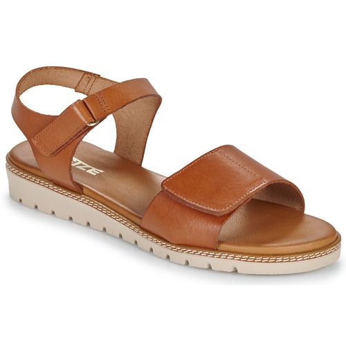 Sandali MARA Marrone per Donna - Eleganti sandali estivi in pelle marrone con zeppa, perfetti per ogni occasione, dai look casual alle serate speciali. Design comodo e alla moda, ideale per le calde giornate estive. Disponibili in diverse taglie per un fit perfetto. Acquista ora i sandali MARA e aggiungi stile al tuo guardaroba!