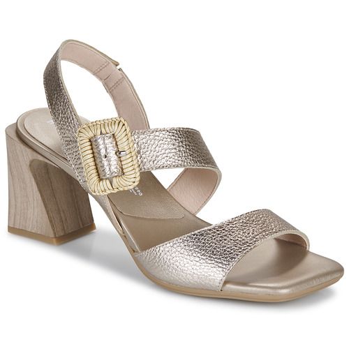 Sandali Donna Hispanitas MIAMI-HV253908 in oro, eleganti e versatili, ideali per ogni occasione. Realizzati in materiali di alta qualità, questi sandali offrono comfort e stile. Perfetti da abbinare a vestiti estivi o outfit casual, rappresentano la scelta ideale per le donne alla moda. Scopri il tuo nuovo paio di sandali con Hispanitas per un look raffinato e alla moda.