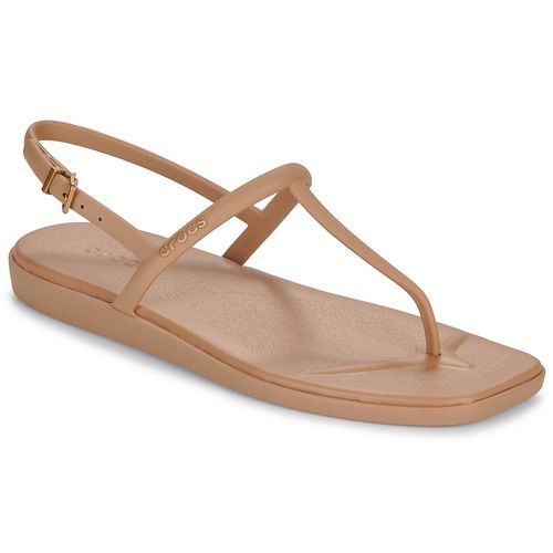 Sandali donna Crocs Miami Thong Flip in beige, caratterizzati da un design elegante e confortevole. Perfetti per l'estate, questi sandali offrono un'eccellente vestibilità e un'ottima ammortizzazione, ideali per passeggiate sulla spiaggia o per il tempo libero. Scopri il comfort e lo stile unico dei sandali Crocs Miami, un must-have per ogni guardaroba estivo.