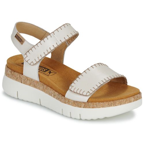 Sandali Pikolinos PALMA W4N Bianco da donna, eleganti e comodi, ideali per l'estate. Perfetti per ogni occasione, questi sandali bianchi offrono stile e comfort, grazie alla loro qualità artigianale. Sottolinea il tuo look con i sandali Pikolinos, un must-have per la stagione. Acquista ora e aggiungi un tocco di classe al tuo guardaroba!