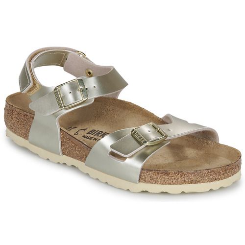 Sandali bambini ragazza BIRKENSTOCK  Rio AS Kids BF Electric Metallic Gold  Argento BIRKENSTOCK 4067707060733