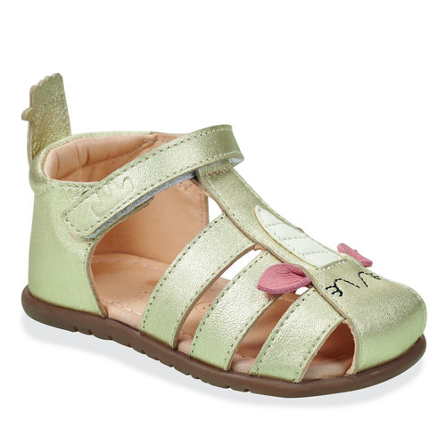Sandali bambini ragazza Easy Peasy  MY SANDALETTE LICORNE  Oro Easy Peasy 3608927483134
