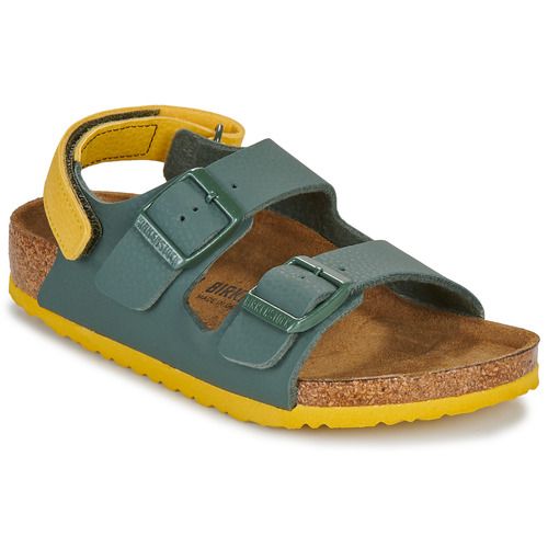 Sandali bambini ragazzo BIRKENSTOCK  Milano AS Kids BF Desert Soil Thyme/Ochr  Verde BIRKENSTOCK 4067707005000