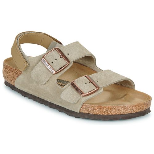 Sandali bambini ragazzo BIRKENSTOCK  Milano AS Kids LEVE Taupe  Beige BIRKENSTOCK 4067707033751