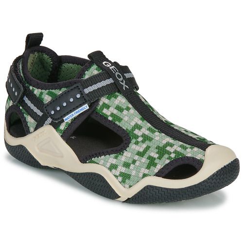 Sandali bambini ragazzo Geox  JR WADER  Verde Geox 8058192245824