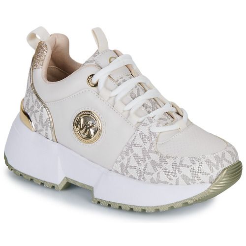 Scarpe bambini ragazza MICHAEL Michael Kors  COSMO LOGO  Beige MICHAEL Michael Kors 197800064889