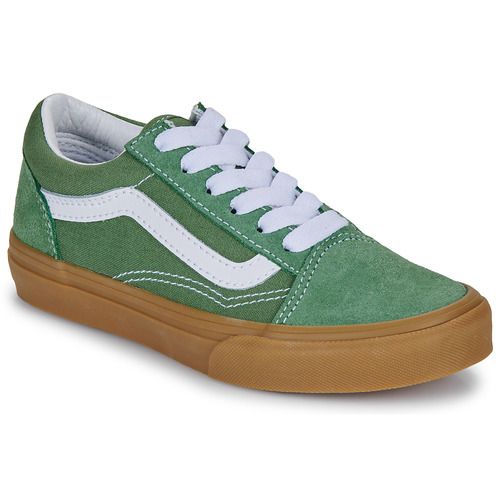 Scarpe bambini ragazzo Vans  Old Skool  Verde Vans 197643261001