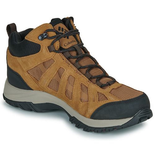 Scarpe da trekking Uomo Columbia REDMOND III MID WATERPROOF Marrone, ideali per escursioni e attività all'aperto. Comfort e resistenza alle intemperie, perfette per affrontare terreni difficili. Design moderno e funzionale, ottima aderenza e supporto per il piede. Perfette per avventure in montagna e passeggiate nella natura.