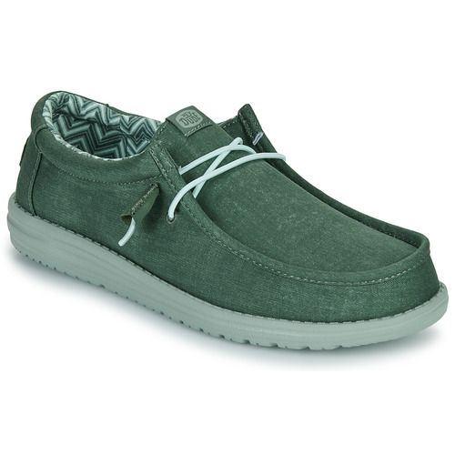 Scarpe uomo HEYDUDE Wally Stretch Canvas Verde, slip on comode e stilose, perfette per ogni occasione. Design versatile e materiale leggero, ideali per la stagione primaverile ed estiva. Comfort eccezionale e stile casual, perfette per un look informale. Disponibili online, ottimo rapporto qualità-prezzo per uomini che cercano praticità e moda.