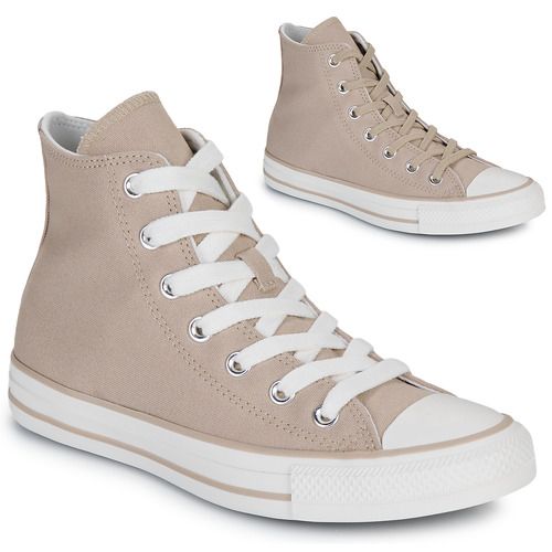 Sneakers alte Converse CHUCK TAYLOR ALL STAR beige per donna, perfette per lo stile casual e per completare ogni outfit. Acquista ora le iconiche sneakers in beige, un must-have per ogni amante della moda.