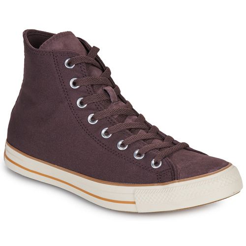 Sneakers alte uomo Converse CHUCK TAYLOR ALL STAR CANVAS LEATHER in marrone, uniche per stile e comfort. Perfette per ogni occasione, queste sneakers offrono un design classico e una qualità superiore. Scopri la combinazione ideale di moda e funzionalità con le Converse CHUCK TAYLOR, disponibili adesso.