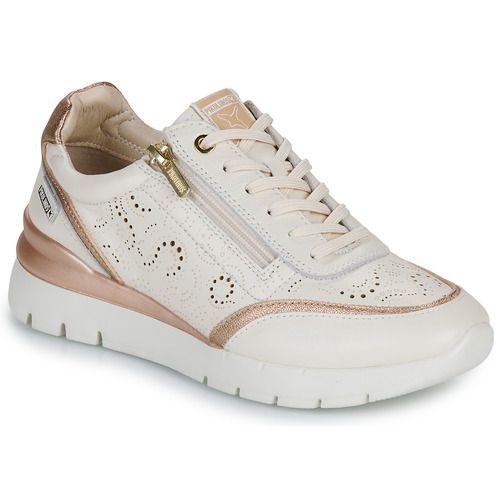 "Scarpe Sneakers basse Pikolinos CANTABRIA W4R Bianco per donna, perfette per un look casual e alla moda. Design elegante e comodo, ideali per ogni occasione. Sneakers Pikolinos in pelle di alta qualità, possono essere abbinate a vari outfit per un tocco chic."