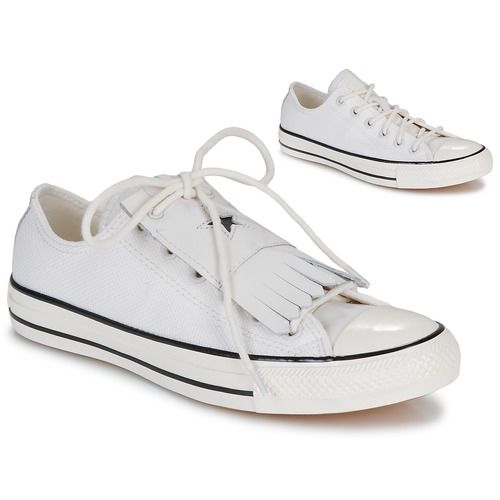 Sneakers basse Converse CHUCK TAYLOR ALL STAR Bianco per donna, ideali per uno stile casual e alla moda. Queste scarpe iconiche offrono comfort e versatilità, perfette per ogni occasione. Acquista ora le tue Converse CHUCK TAYLOR ALL STAR Bianco e completa il tuo outfit con un tocco unico e trendy.