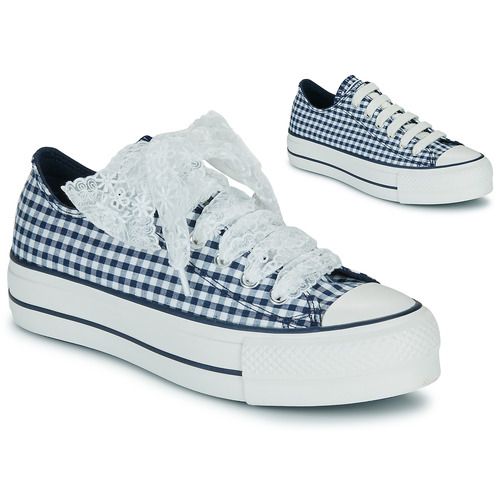 Sneakers basse Converse CHUCK TAYLOR ALL STAR LIFT in nero per donna, design elegante e versatile, perfette per ogni outfit. Scarpe moda femminile con suola rialzata, comfort e stile unici per un look urbano alla moda.