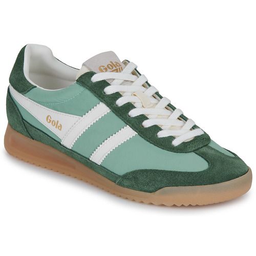 Sneakers basse Gola Firefly Verde per donna, eleganti e versatili, ideali per un look casual e alla moda. Design moderno con dettagli accattivanti, perfette per ogni occasione. Comfort e stile uniti in un'unica scarpa. Acquista ora le Gola Firefly Verde per completare il tuo guardaroba!