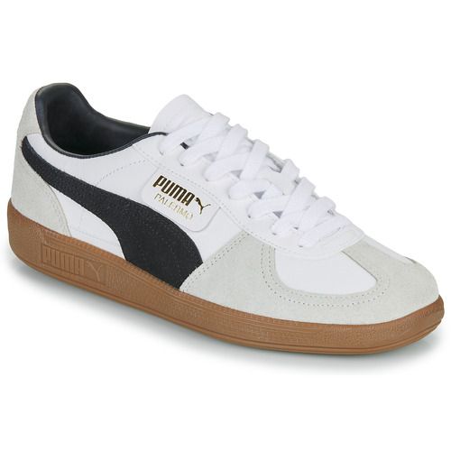 Sneakers basse Puma Palermo Lth Bianco per donna, eleganti e comode, ideali per un look casual e alla moda. Scarpe sportive in pelle bianca, perfette per ogni occasione. Acquista ora per un tocco di stile nel tuo guardaroba!