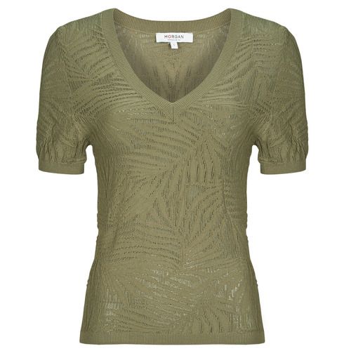 T-shirt Morgan MPALM Kaki maniche corte donna, eleganza casual e stile contemporaneo, ideale per outfit estivi. Realizzata in morbido cotone, perfetta per ogni occasione. Disponibile in versatile colore kaki, facilmente abbinabile. Acquista ora la tua t-shirt Morgan MPALM per un look trendy e comodo!