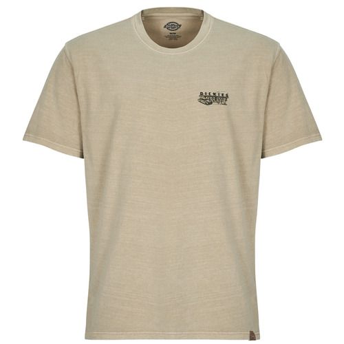 T-shirt uomo Dickies SERVICE STATION SS TEE beige, maniche corte, stile casual, ideale per l'abbigliamento quotidiano. Realizzata con materiali di alta qualità, questa maglietta offre comfort e durabilità. Perfetta per un look trendy e informale, adatta a varie occasioni. Acquista ora la T-shirt Dickies per un outfit pratico e alla moda.