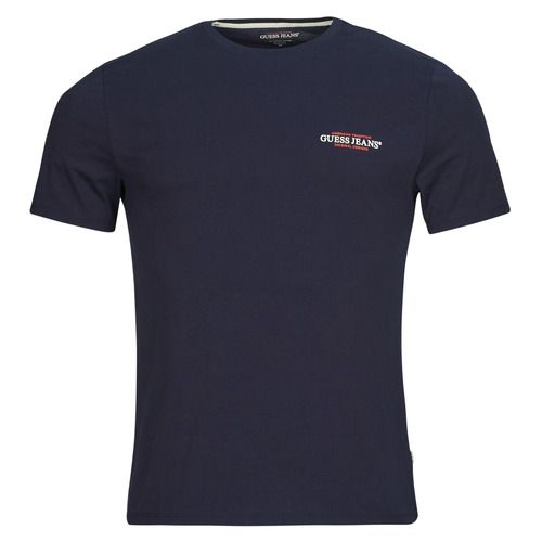 T-shirt uomo Guess SS CN SLIM AMERICAN TR TEE Marine, maniche corte in cotone di alta qualità. Design moderno e alla moda, ideale per un look casual. Disponibile in diverse taglie, perfetta per ogni occasione. Aggiungi un tocco di stile al tuo guardaroba con questa T-shirt Guess.