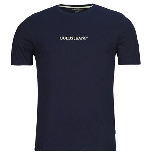 T-shirt uomo Guess SS CN SLIM LOGO EMBRO TEE Marine, una t-shirt maniche corte elegante e confortevole, perfetta per un look casual. Realizzata in cotone di alta qualità, presenta il logo Guess ricamato sul petto. Disponibile in colore blu marino, ideale per abbinamenti versatili. Acquista ora e aggiungi un tocco di stile al tuo guardaroba!