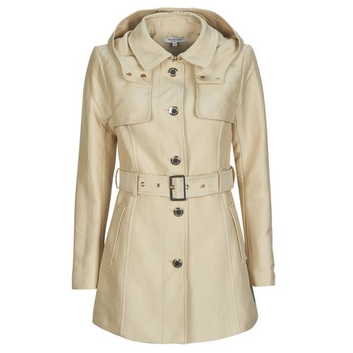 Trench Donna Morgan GSOLAM: elegante cappotto lungo in tessuto morbido, ideale per il guardaroba femminile. Design alla moda con cintura e dettagli raffinati. Perfetto per outfit casual e serali, versatile per ogni stagione. Acquista ora il trench Morgan GSOLAM per un look sofisticato e trendy.