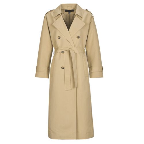 Trench Donna Vero Moda VMCHLOE elegante e versatile, realizzato in tessuto di alta qualità. Il design alla moda presenta una silhouette classica, con cintura in vita e dettagli raffinati. Perfetto per ogni stagione, ideale da abbinare a look casual o formali. Acquista il trench Vero Moda VMCHLOE per un tocco di stile e comfort nel tuo guardaroba.