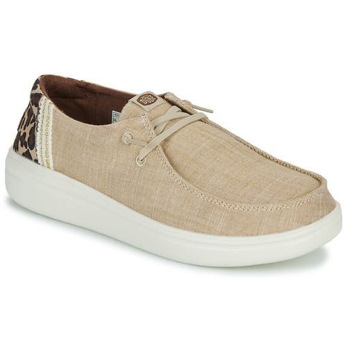Immagine di scarpe HEYDUDE Wendy Rise Animal Beige, modelli slip-on da donna. Design elegante e alla moda, perfetto per ogni occasione. Queste scarpe offrono comfort e stile, ideali per un look casual e raffinato. Acquista ora per un'esperienza di moda unica!