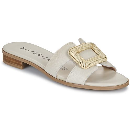 "Ciabatta Donna Hispanitas YAKARTA-HV253881 Bianco, elegante e comoda, perfetta per la primavera-estate. Design contemporaneo con dettagli raffinati, ideale per ogni occasione. Scopri il massimo del comfort e dello stile con le ciabatte Hispanitas."